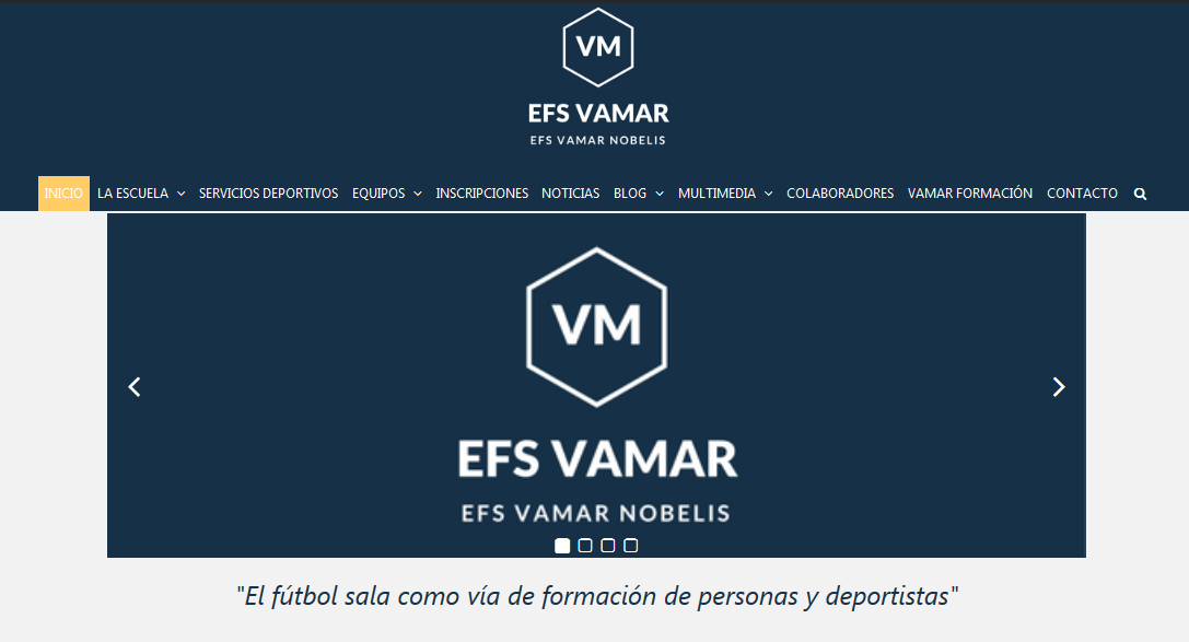 Presentamos la página web de EFS VaMar Nobelis