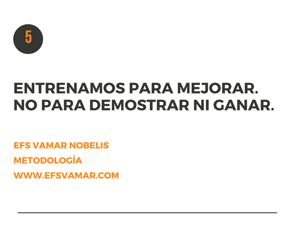 Quinta nota de la filosofía de la Escuela de Fútbol Sala VaMar Nobelis