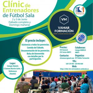 Nueva edición del Clínic de Entrenadores de Fútbol Sala