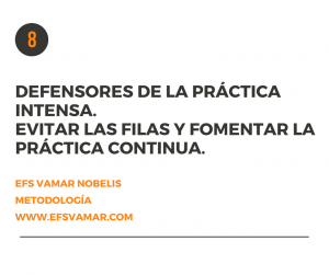 Octava nota de la metodología de la Escuela de Fútbol Sala VaMar Nobelis