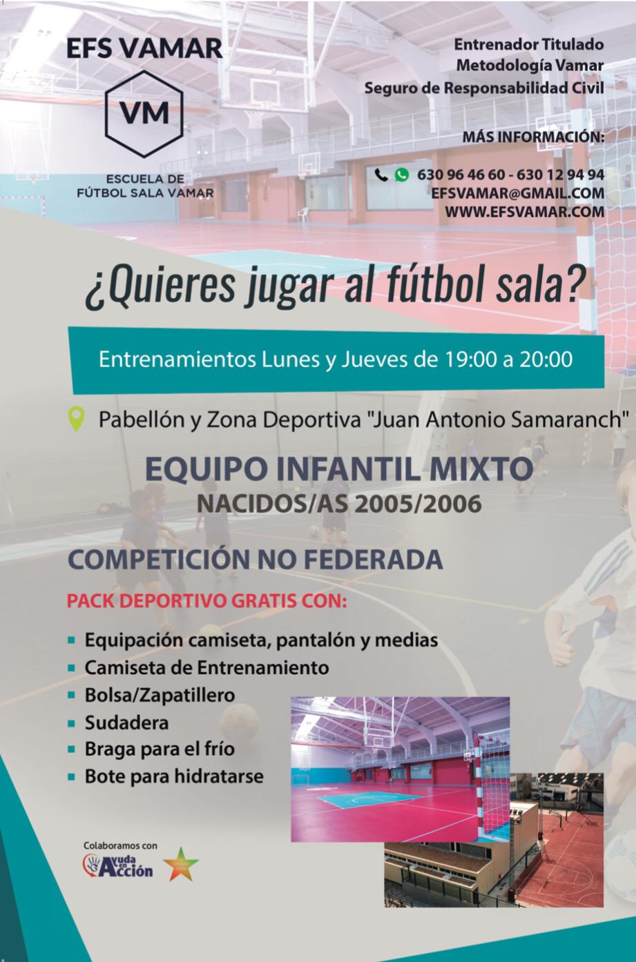 Presentamos el infantil mixto de la EFS VaMar